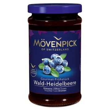 Mövenpick Waldheidelbeere Gourmet Frühstück Fruchtaufstrich 250g