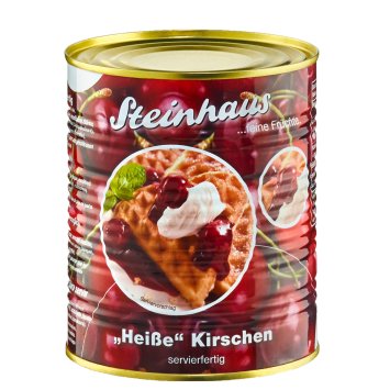 Steinhaus Heiße Kirschen feine Früchte servierfertig in der Dose 850ml