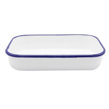 Krüger Auflauf Brat Back und Lasagneform Husum Emailliert 36cm