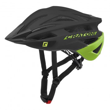 MTB Fahrradhelm Agravic schwarz/lime matt