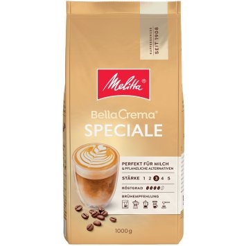 Melitta Bella Crema Cafe Speciale sanfte Röstung mildes Aroma 1000g