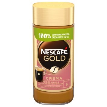 Nescafe Gold Crema löslicher Kaffee circa 100 Portionen 200g