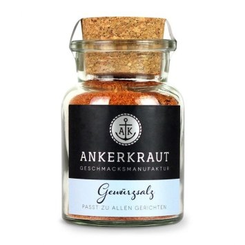 Ankerkraut Gewürzsalz passend zu allen Gerichten Korkenglas 140g