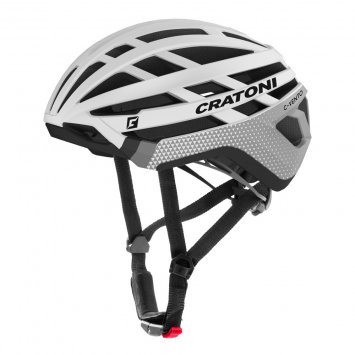 Gravel-Helm C-Vento weiß/schwarz matt