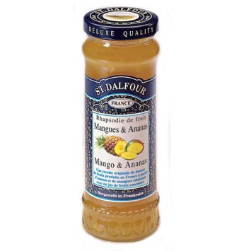 St. Dalfour Mango Ananas Fruchtaufstrich Brotaufstrich Konfitüre 280g