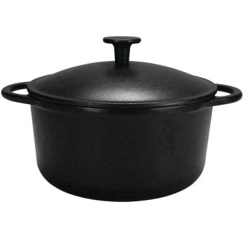 Krüger Fleischtopf Gusseisen Serie Rustica Emailleversiegelt 24cm