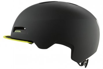 City-Helm Brooklyn schwarz/neongelb matt