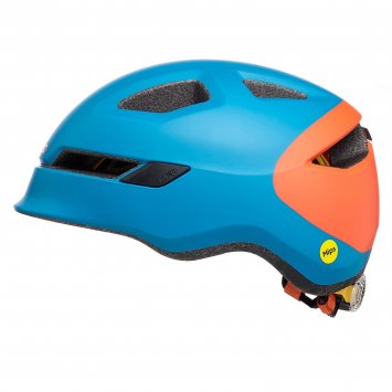 Kinder- Fahrradhelm  POP 2.0  MIPS, petrol-orange