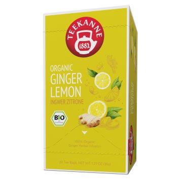 Teekanne Bio Ingwer-Zitrone Kräutertee 20 Beutel