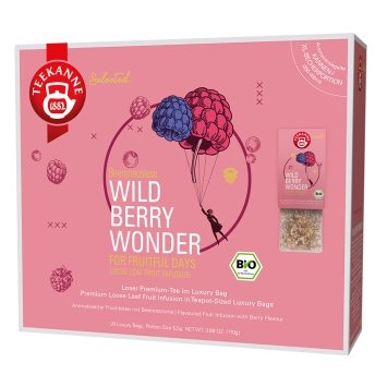 Teekanne Bio Wild Berry Wonder Luxury Bag 20 Beutel