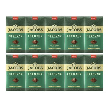 Jacobs Krönung Signature volles Aroma Filterkaffee 500g 10er Pack