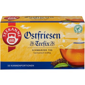 Teekanne Ostfriesen Teefix Schwarzer Tee harmonisch kräftig 140g