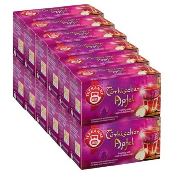 Teekanne Türkischer Apfel Apfel Feigengeschmack 55g 12er Pack