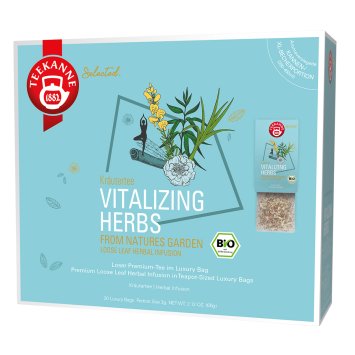 Teekanne Bio Vitalizing Herbs Luxury Bag 20 Beutel