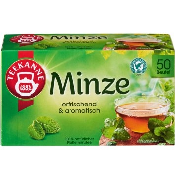 Teekanne Minze erfrischend und aromatischer Pfefferminztee 112g