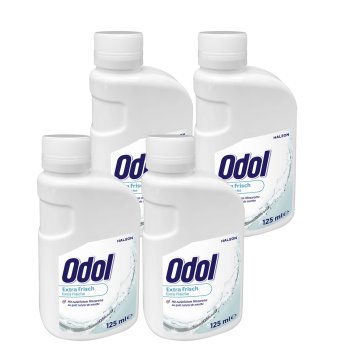 Odol Mundwasser extra frisch mit natürlichem Minzaroma 125ml 4er Pack