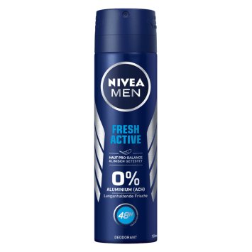 Nivea Men Deo Fresh Active Spray ohne Aluminium für Männer 150ml
