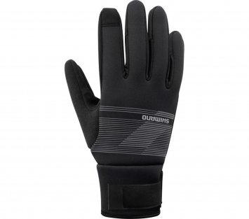 Fahrrad-Handschuhe WINDBREAK Thermal, Metallic Gray