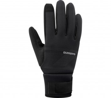 Fahrrad-Handschuhe WINDBREAK Thermal, Black