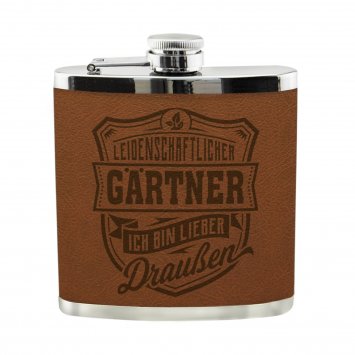 Echter Kerl Flachmann Gärtner