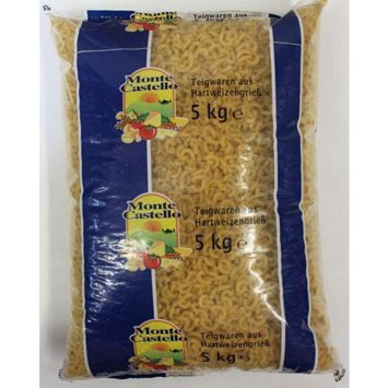 Monte Castello Gabelspaghetti Teigwaren aus Hartweizengriess 5000g