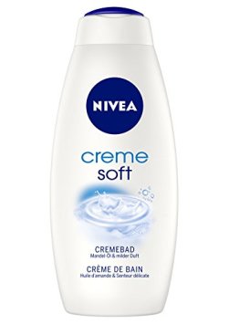 Nivea Creme Soft Cremebad Badezusatz mit Mandelöl 750ml 2er Pack