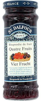 St. Dalfour Fruchtaufstrich Vier Frucht Aufstrich Konfitüre 280g