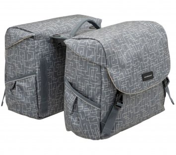 Doppelpacktasche Mondi Joy Double Racktime, grey