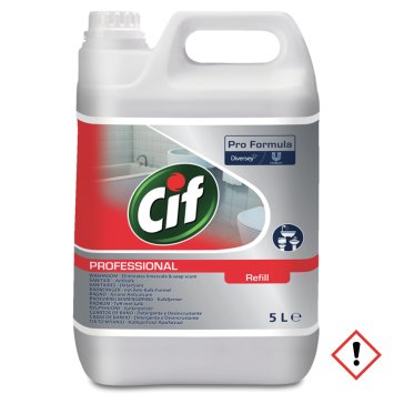 Cif Professional Badreiniger 2in1 mit Anti Kalk wirkung 5000ml