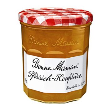 Bonne Maman Pfirsiche Französische Konfitüre aus reifen Früchten 370g