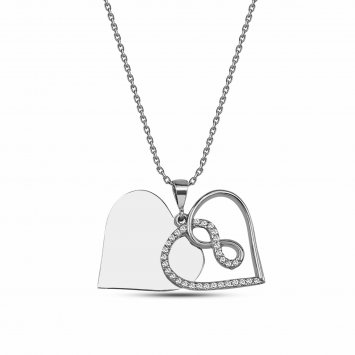 Anhänger mit Kette 925/- Sterling Silber Herzkette