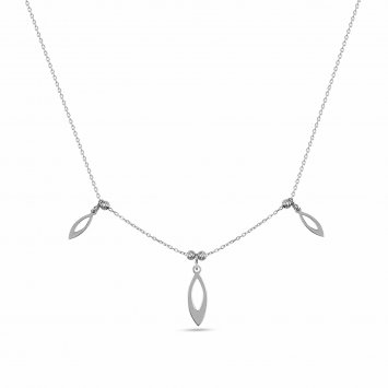 Anhänger mit Kette 925/- Sterling Silber Pure Geometrie Silberkette