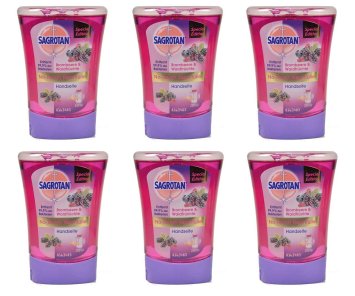 Sagrotan No Touch Nachfüller Brombeere und Waldfrüchte 250ml 6er Pack