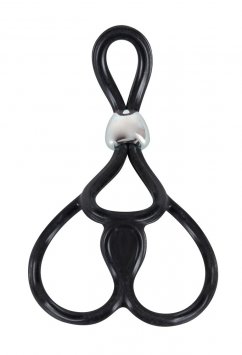 Penis- und Hodenring Triple Ball- und Cockring