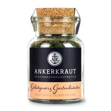 Ankerkraut Salatgewürz Gartenkräuter für Salatsaucen Korkenglas 75g
