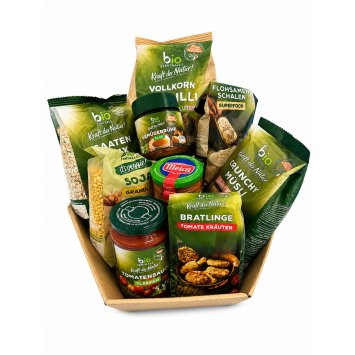 Bio-Vital-Geschenkkorb Set passent zu vielen Anlässen