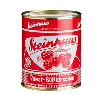 Steinhaus Dunst Süßkirschen fruchtige einsteinte Kirschen 850ml