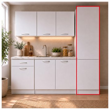 Küchenhochschrank Jenna Weiß 50 cm