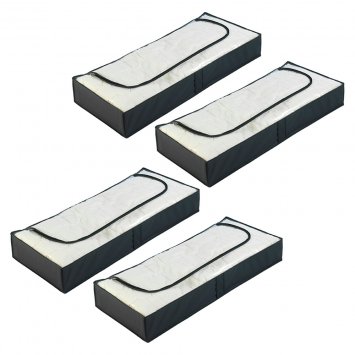 Unterbettkommode Mod. Deep Black 4er Set