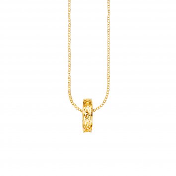 Anhänger mit Kette 925/- Sterling Silber vergoldet