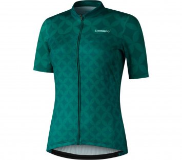 W's MIZUKI Short Sleeve Jersey,   Green