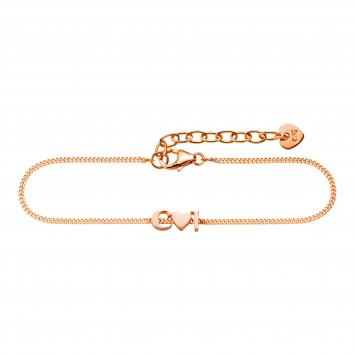 Armband 925/- Sterling Silber rotvergoldet "cai"