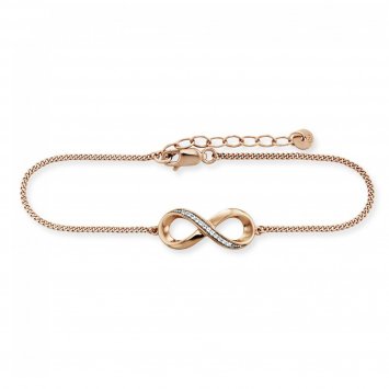 Armband 925/- Sterling Silber rotvergoldet Topas