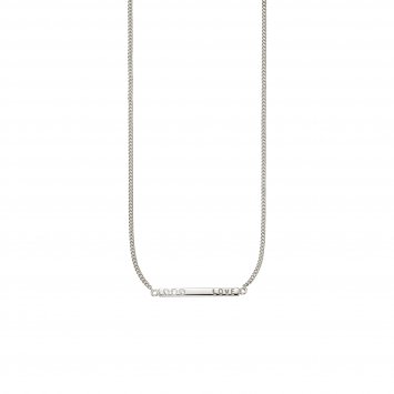 Collier 925/- Sterling Silber rhodiniert Zirkonia Love