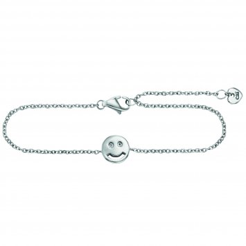 Armband 925/- Sterling Silber Zirkonia Smile