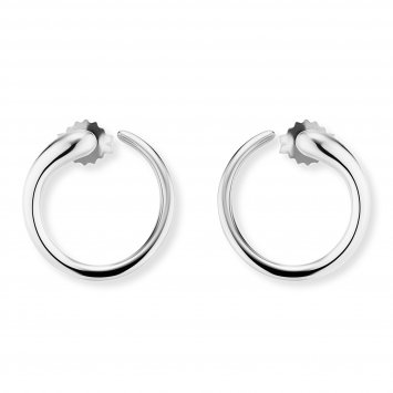 Creolen 925/-Sterling Silber rhodiniert