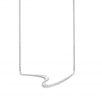Collier 925/- Sterling Silber rhodiniert Topas