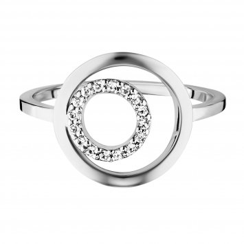 Ring 925/- Sterling Silber rhodiniert Topas