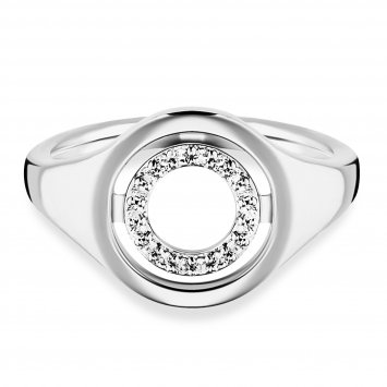 Ring 925/- Sterling Silber rhodiniert Topas