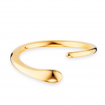 Ring 925/- Sterling Silber vergoldet geschwungen